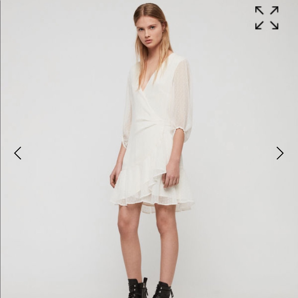 AllSaints Jade Dress Size Medium